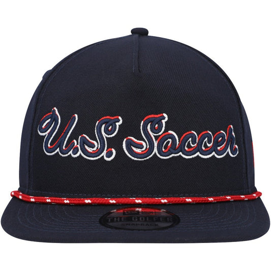 USMNT New Era Script Golfer Adjustable Hat for sale - Navy