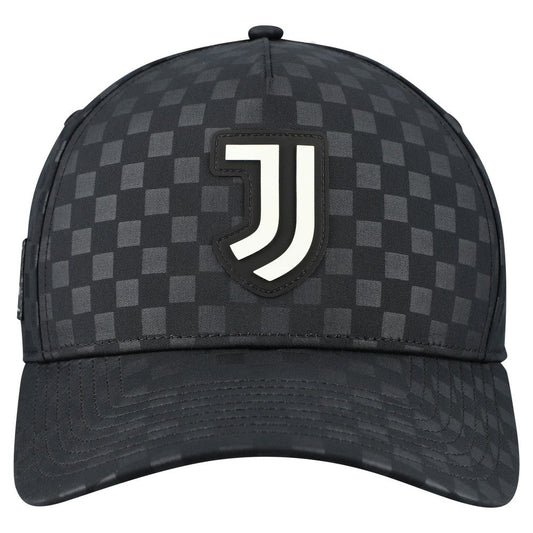 Juventus Checkmate A-Frame Adjustable Hat Discount - Black