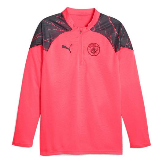 Manchester City 2023/24 Quarter-Zip Training Top Discount - Red
