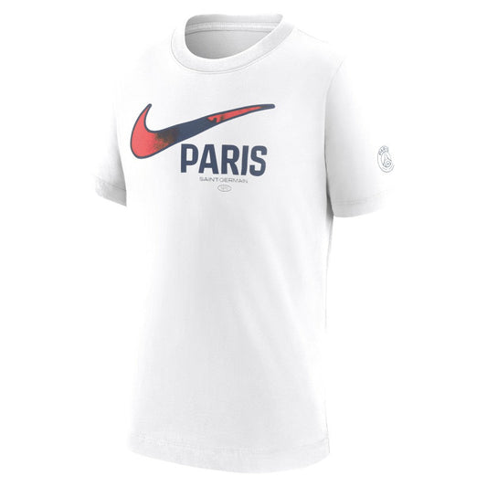 Paris Saint-Germain Youth Swoosh T-Shirt on sale - White