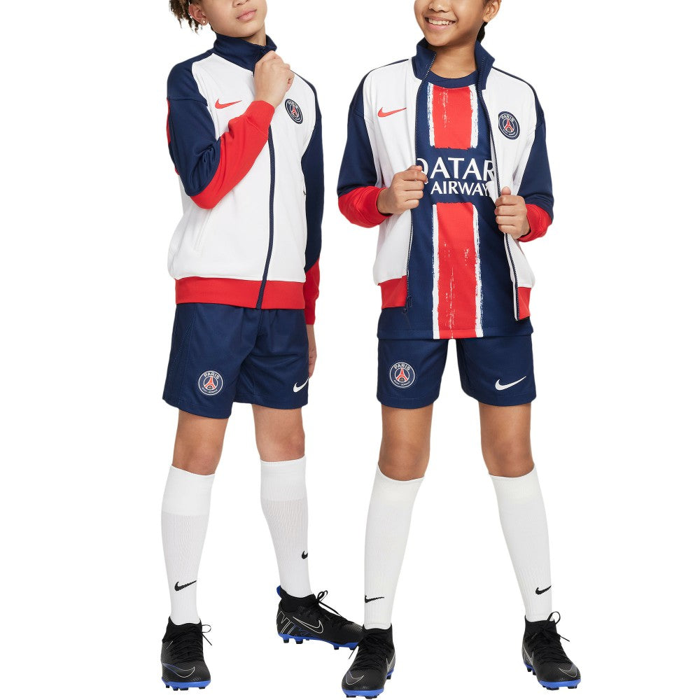 Paris Saint-Germain Youth 2024/25 Home Stadium Shorts on sale - Navy