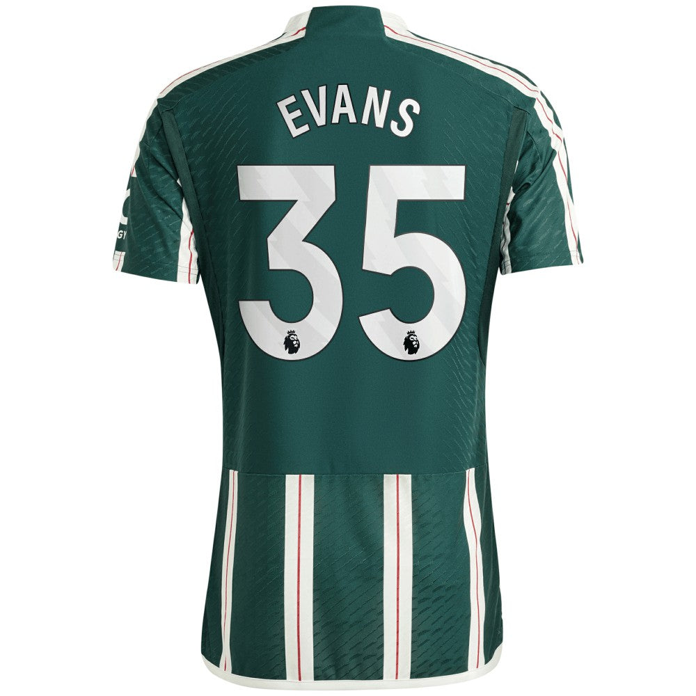 Jonny Evans Manchester United 2023/24 Away Player Jersey – Green