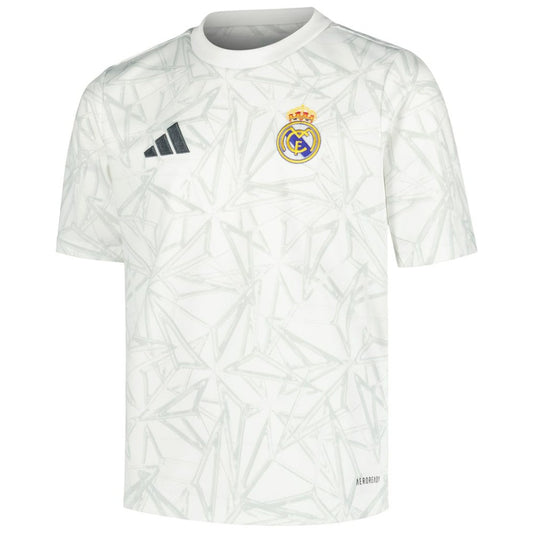 Real Madrid Youth 2024/25 Pre-Match Top Discount - White