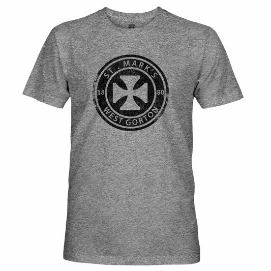Manchester City 1863FC Retro St. Marks T-Shirt Discount - Heather Gray
