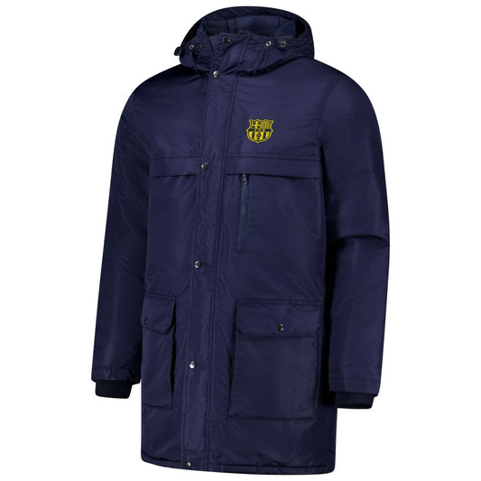 Barcelona Winter Field Park Full-Zip Hoodie Jacket on sale - Navy