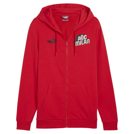 AC Milan ftblCulture Full-Zip Hoodie on sale - Red