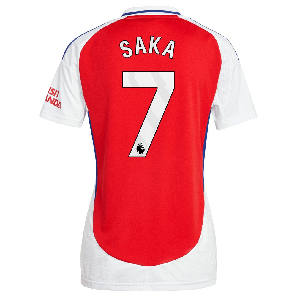 Bukayo Saka Arsenal Women's 2024/25 Home Replica Player Jersey – Red