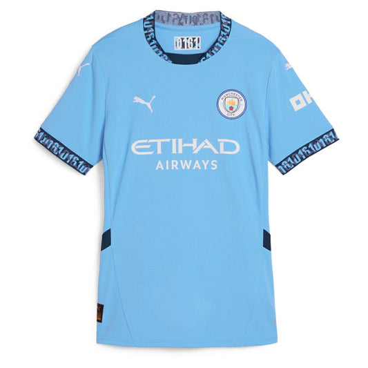 Erling Haaland Manchester City Women's 2024/25 Home Replica Player Jersey Discount - Light Blue