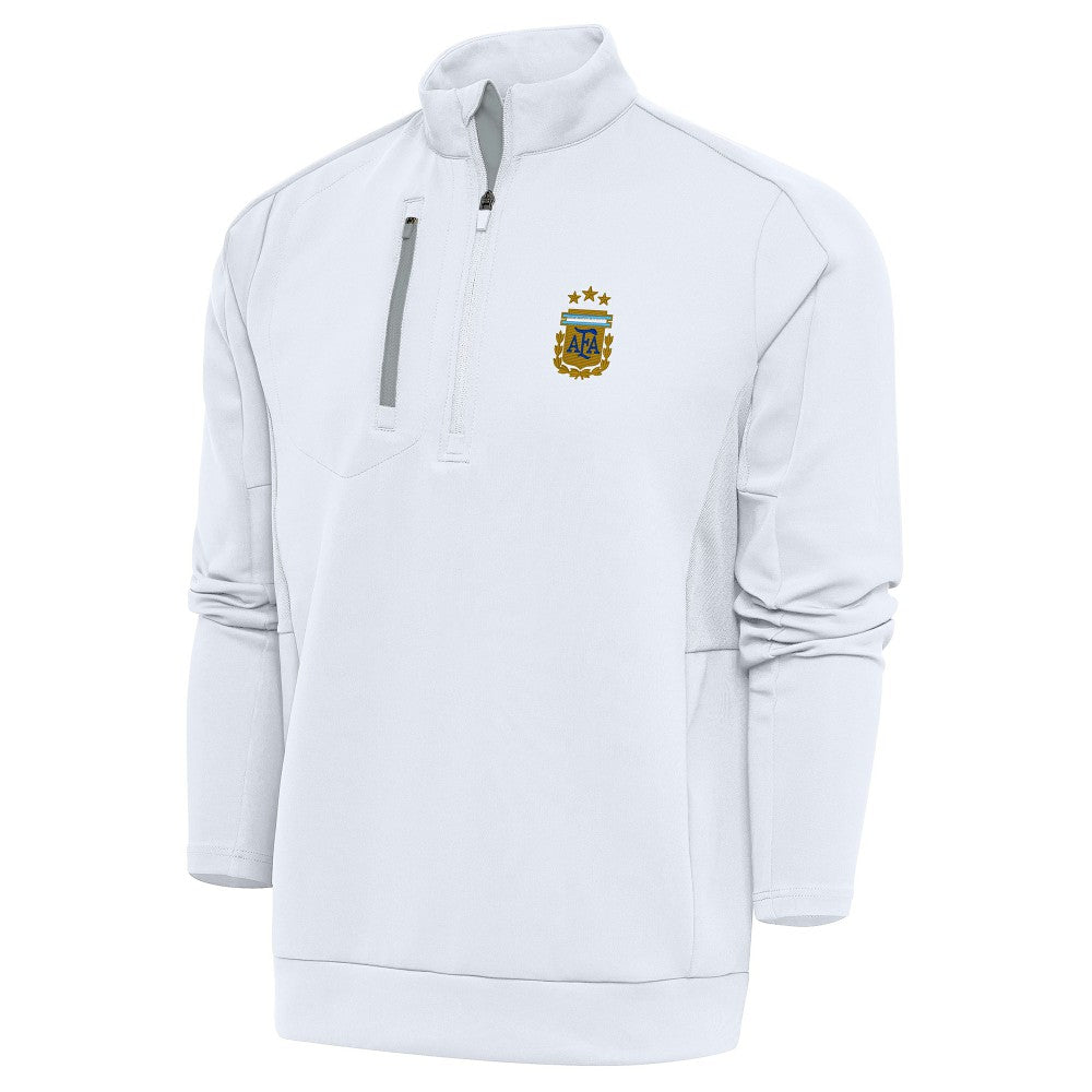 Argentina National Team Antigua Generation Quarter-Zip Pullover Top for sale - White
