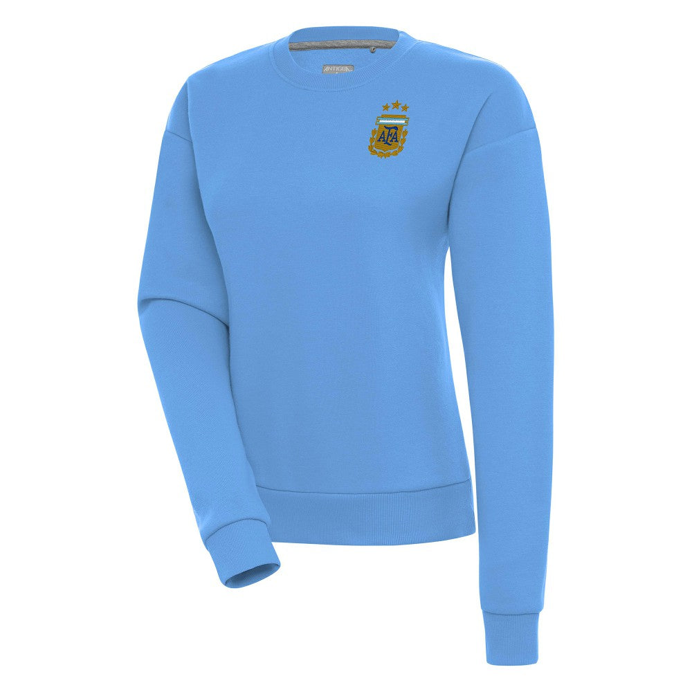 Argentina National Team Antigua Women's Victory Pullover Sweatshirt for sale - Powder Blue