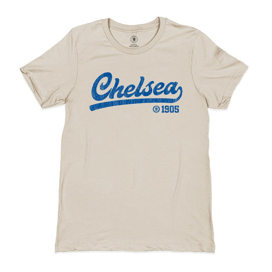 Chelsea 1863FC Script T-Shirt on sale - Tan