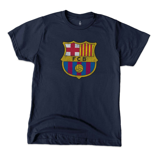 Barcelona 1863FC Youth Color Badge T-Shirt on sale - Navy