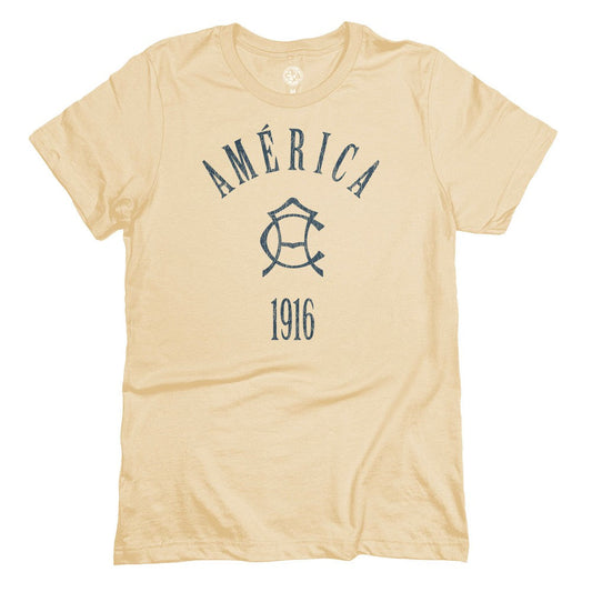 Club America 1863FC Team Arch T-Shirt Discount - Tan