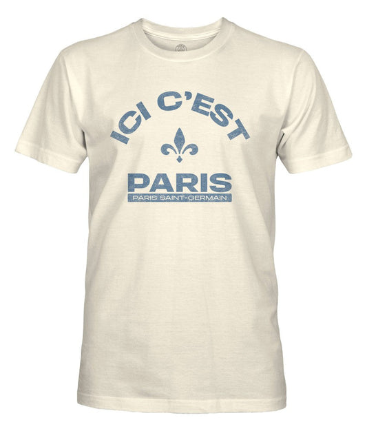 Paris Saint-Germain 1863FC Team Arch T-Shirt on sale - Tan
