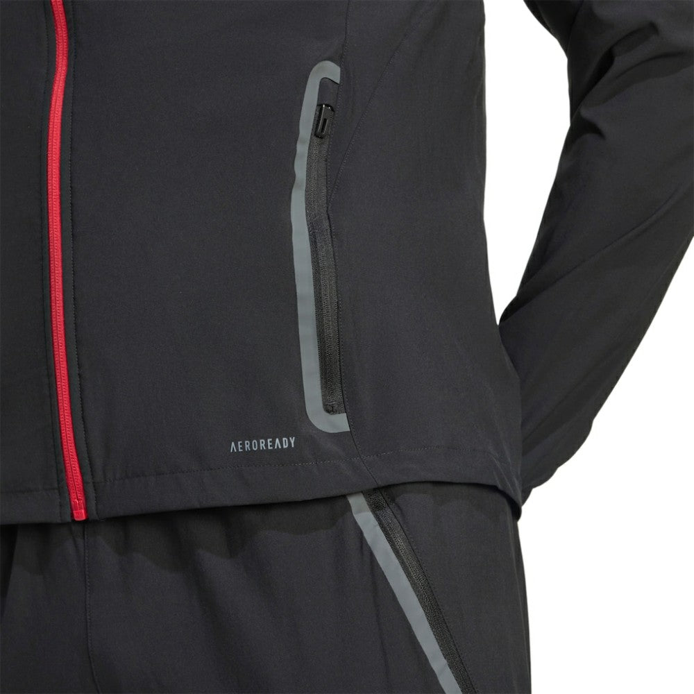 Liverpool 2025/26 Tiro Vis Tech Travel Jacket Discount - Black