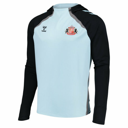 Sunderland Hummel Training Hoodie Sale - Blue