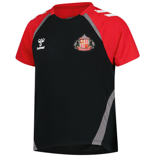 Sunderland Hummel Training Jersey / Black- Kids