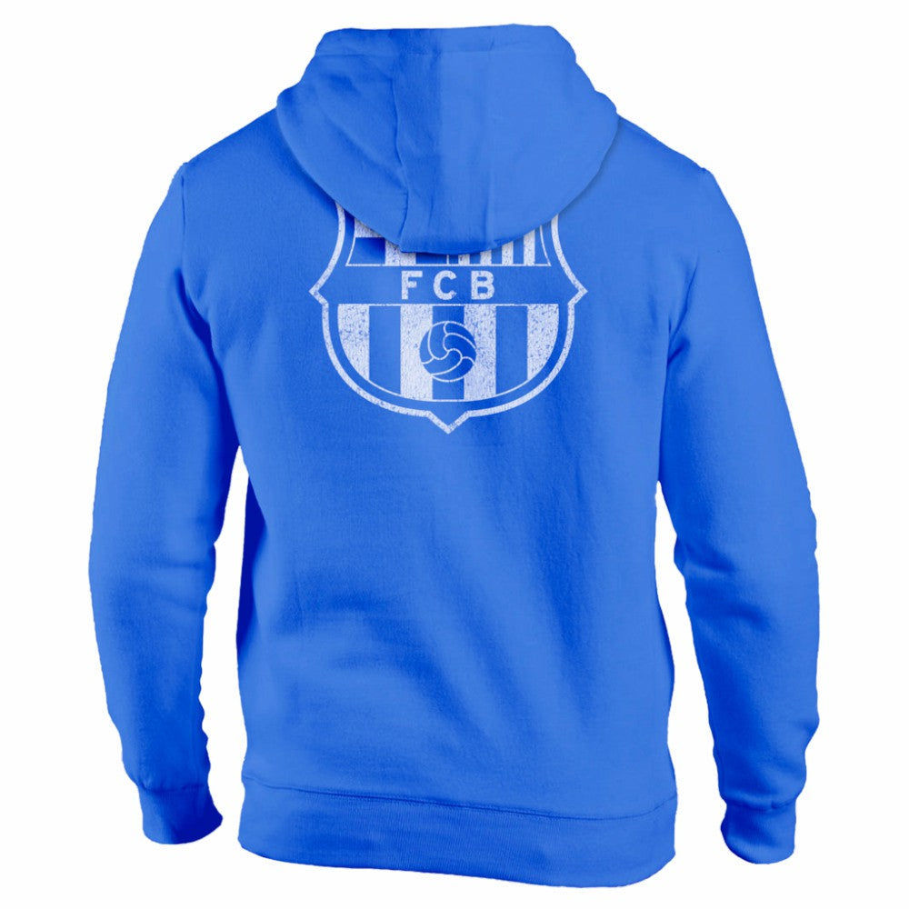 Barcelona 1863FC Wordmark Fleece Pullover Hoodie on sale - Blue