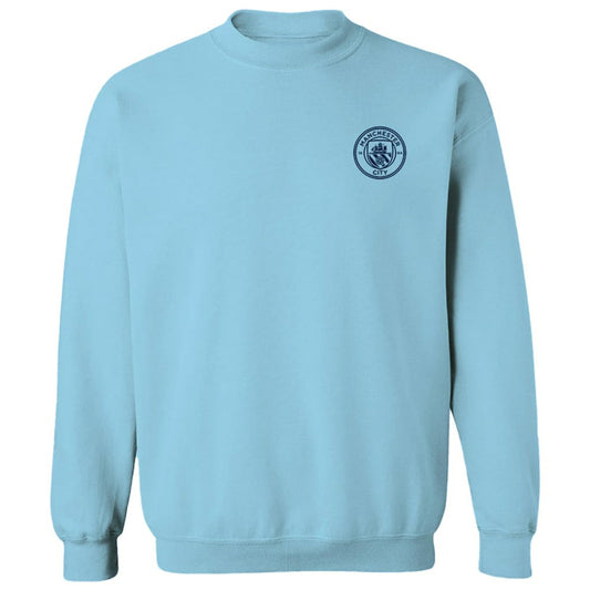 Manchester City Vive La Fete Women's Impressions Artwork Pullover Sweatshirt Discount - Sky Blue