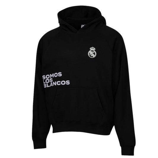 Real Madrid Sport Design Sweden Overtime Oversized Raglan Hoodie Discount - Black
