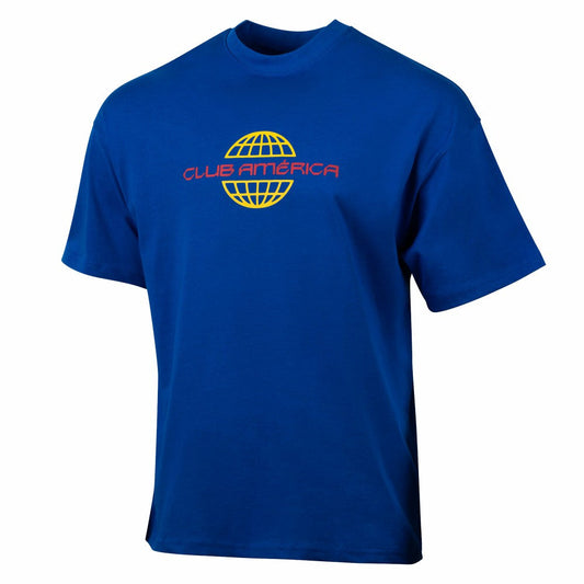 Club America Sport Design Sweden Worldwide Oversized T-Shirt Discount - Royal