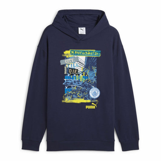 Manchester City ftblNRGY+ Pullover Hoodie Discount - Navy