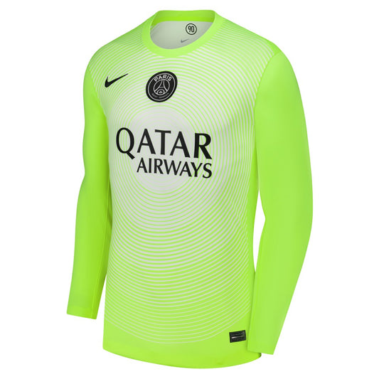 Paris Saint-Germain 2025/26 Third Goalkeeper Replica Long Sleeve Jersey on sale - Neon Green
