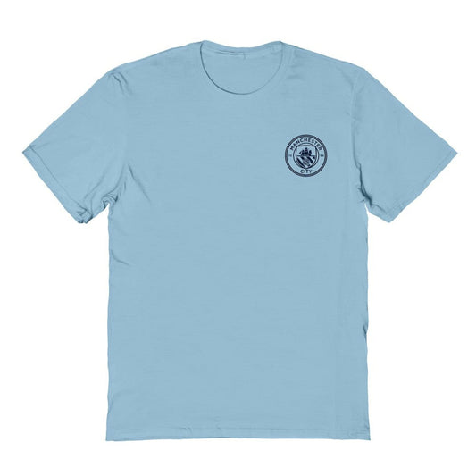 Manchester City Vive La Fete Women's Impressions Artwork T-Shirt Discount - Sky Blue