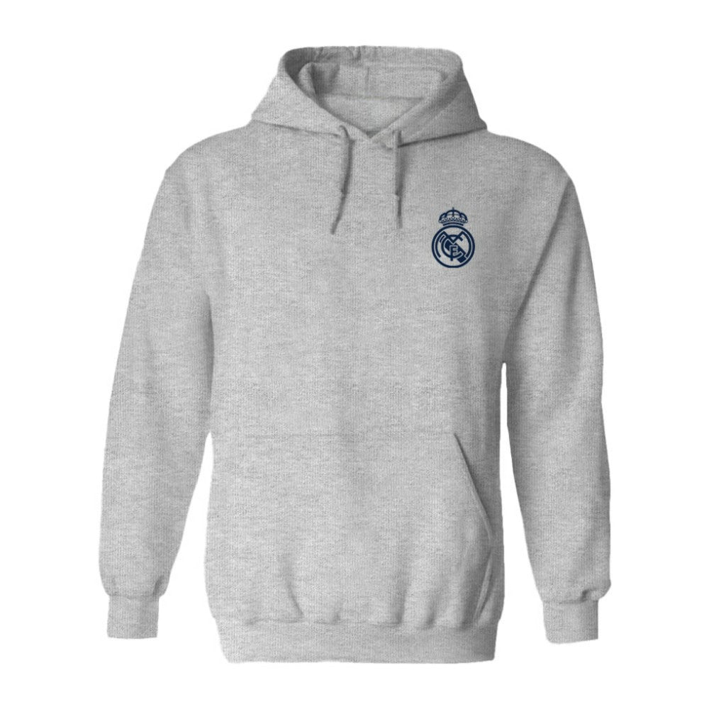 Real Madrid Vive La Fete Women's Color Badge Pullover Hoodie Discount - Heather Gray