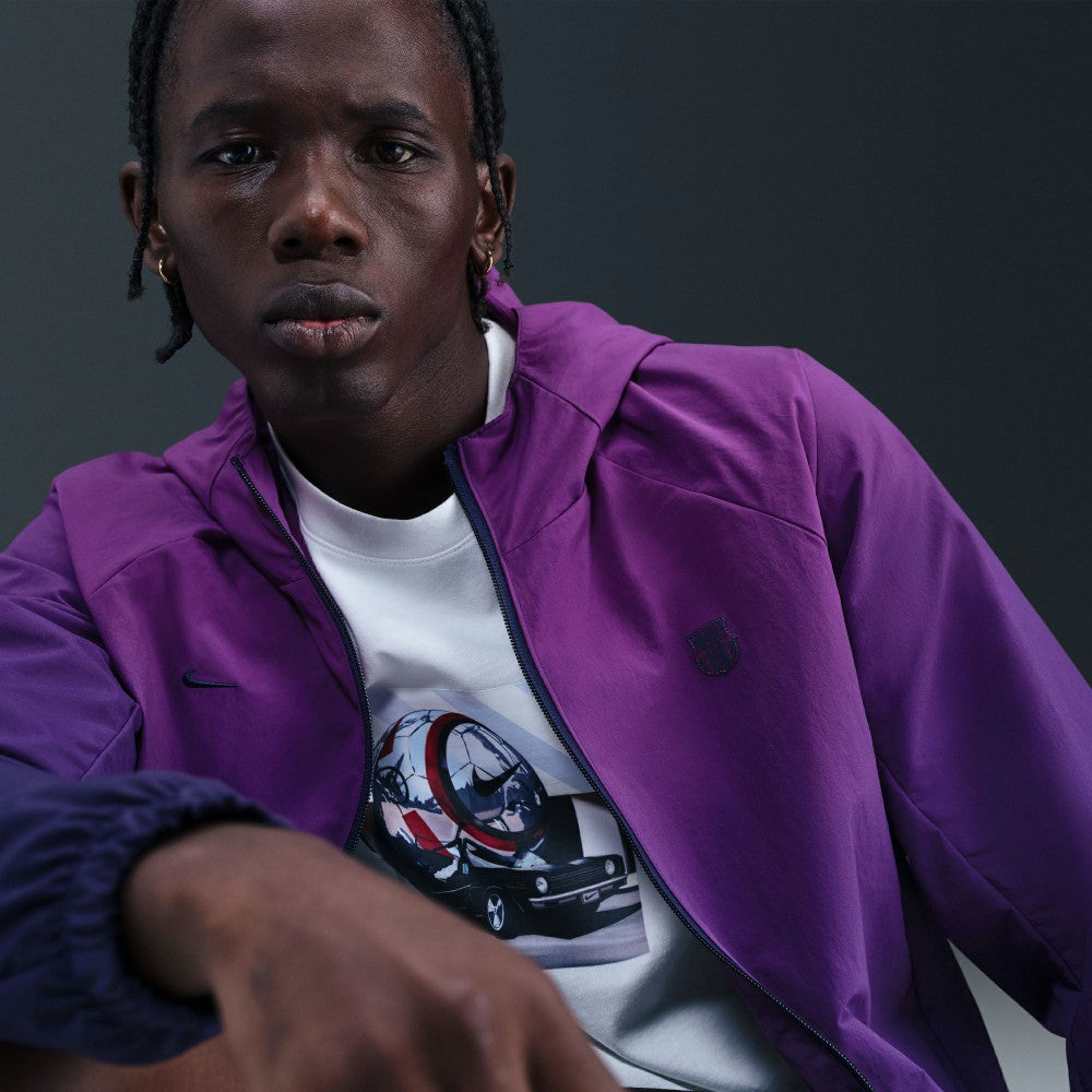 Barcelona AWF Woven Full-Zip Jacket on sale - Purple
