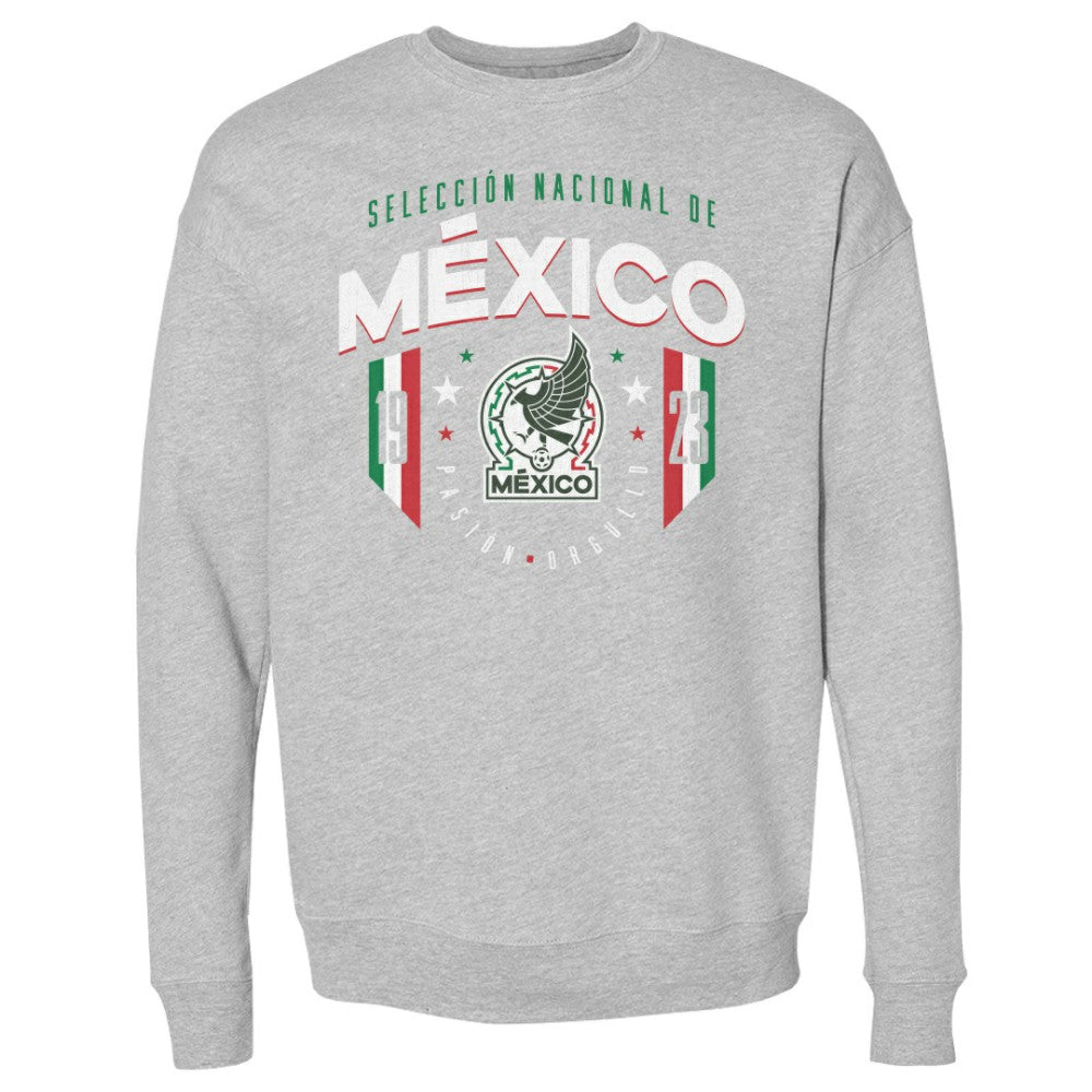Mexico National Team 500 Level 1923 Pullover Sweatshirt for sale - Heather Gray