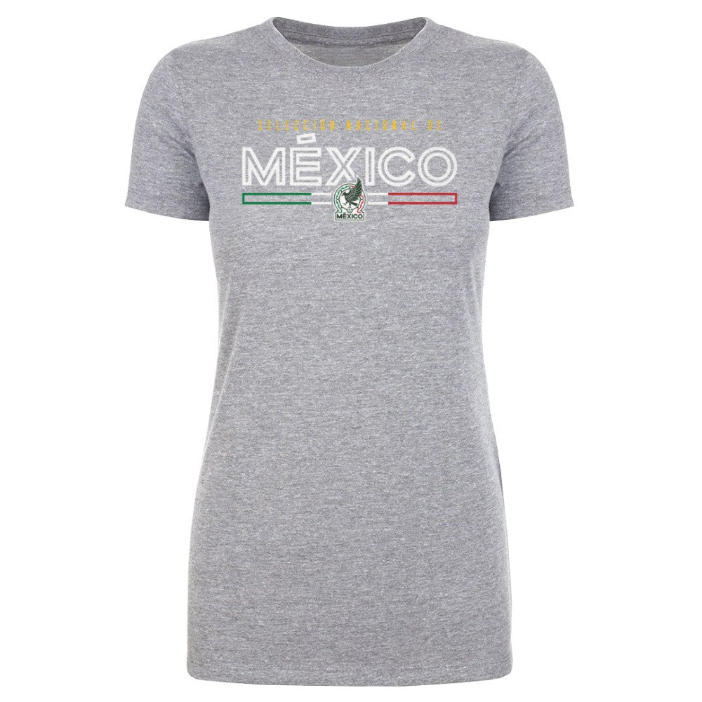 Mexico National Team 500 Level Women's Inline T-Shirt for sale - Heather Gray