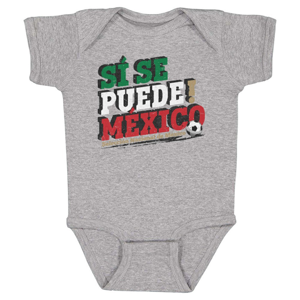 Mexico National Team 500 Level Infant Si Se Puede Bodysuit for sale - Heather Gray
