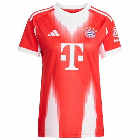 Bayern Munich Women's 2025/26 Home Replica Jersey on sale - Red