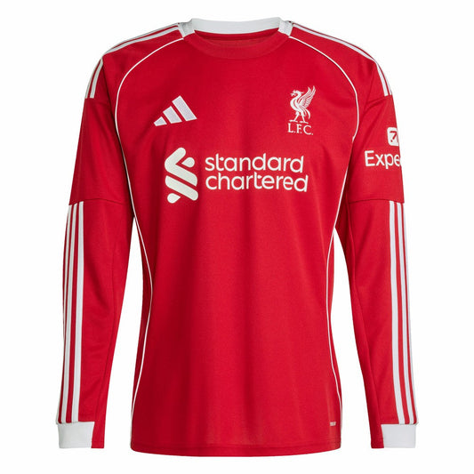 Liverpool 2025/26 Home Replica Long Sleeve Jersey for sale - Red