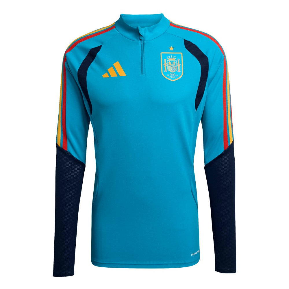 Spain National Team FIFA x World Cup 2026 Tiro Quarter-Zip Training Top for sale - Turquoise