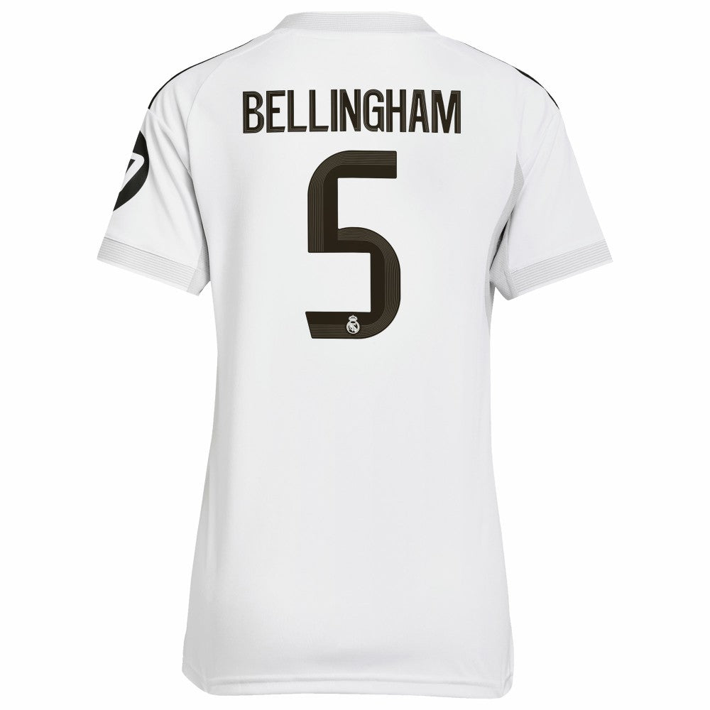 Jude Bellingham Real Madrid Women's 2025/26 Home Replica Jersey Discount - White