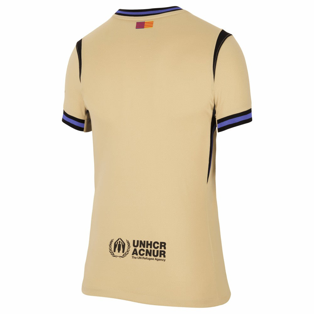 Barcelona Women's 2025/26 Away Stadium Replica Jersey on sale - Gold