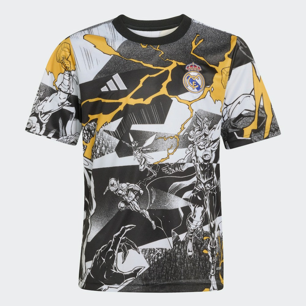 Real Madrid x Marvel Youth AEROREADY 2025/26 Pre-Match Top Discount - White