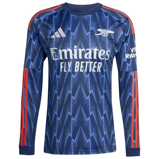 Kai Havertz Arsenal 2025/26 Away Replica Long Sleeve Player Jersey on sale - Blue