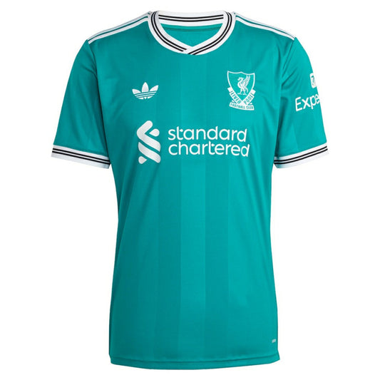 Virgil van Dijk Liverpool 2025/26 Third Replica Player Jersey Discount - Green