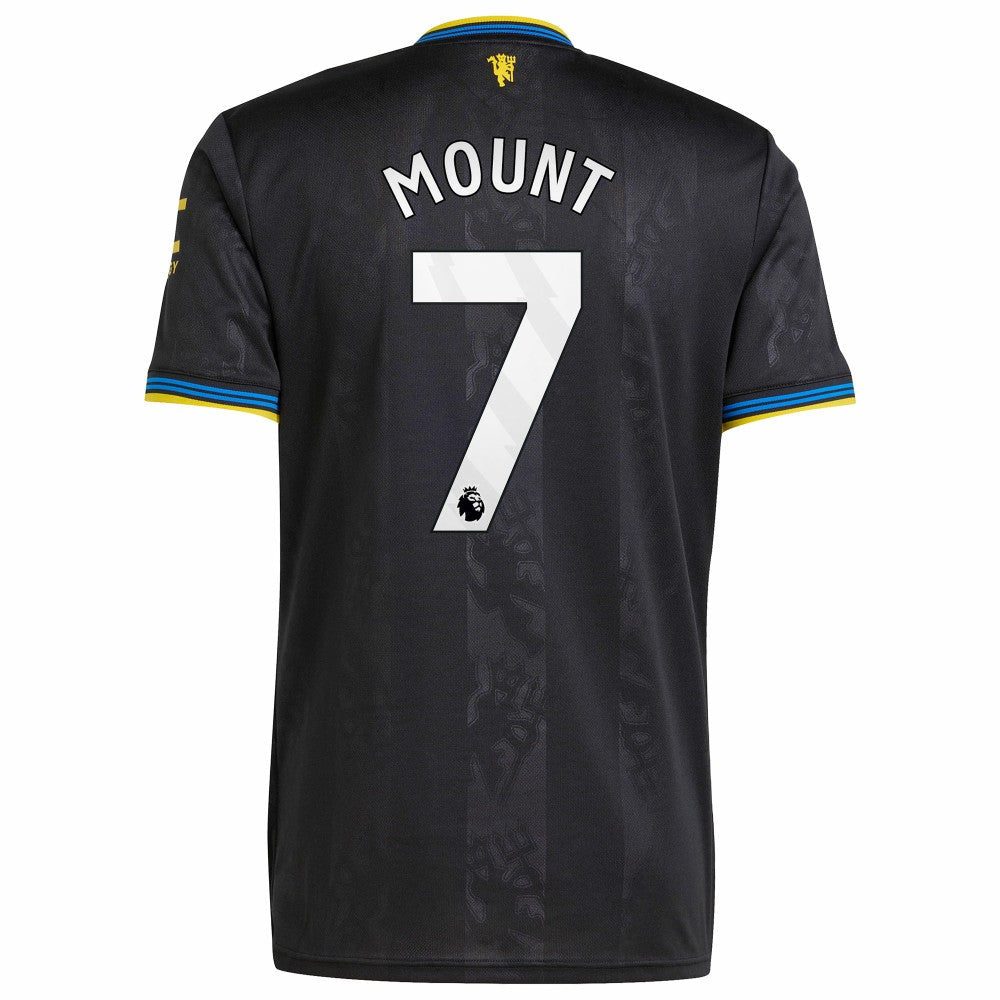 Mason Mount Manchester United 2025/26 Third Replica Player Jersey for sale - Black