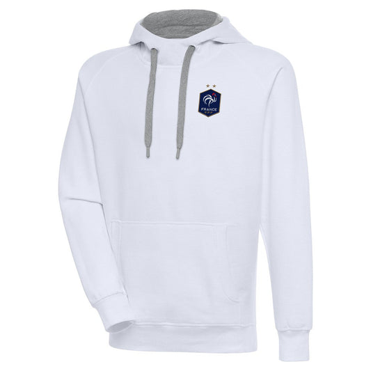 France National Team Antigua Takeover Pullover Hoodie for sale - White