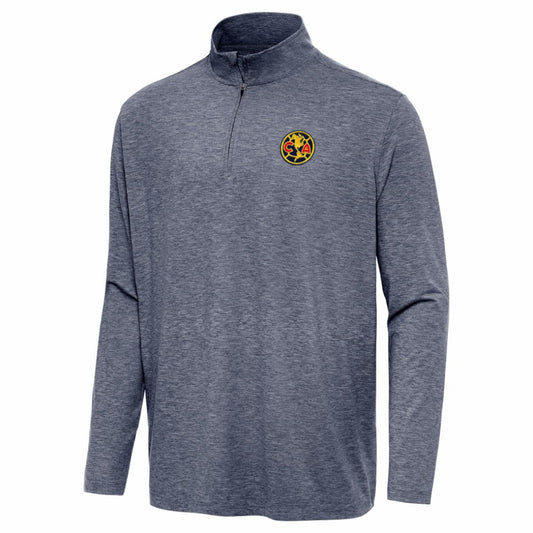 Club America Antigua Master Quarter-Zip Pullover Discount - Heather Navy