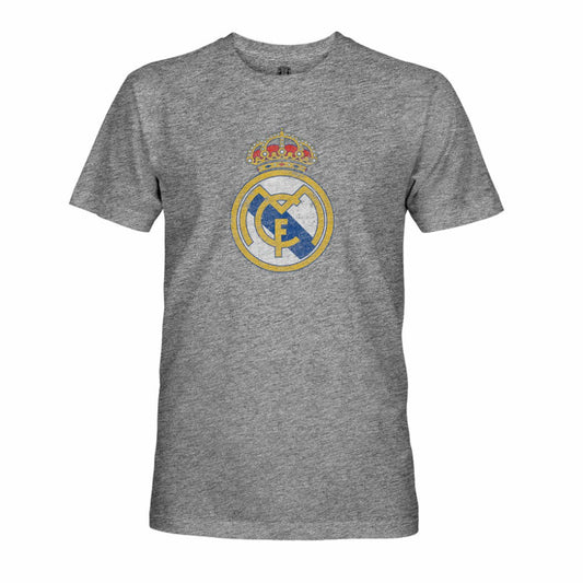 Real Madrid 1863FC Color Badge Vintage Tri-Blend T-Shirt Discount - Gray
