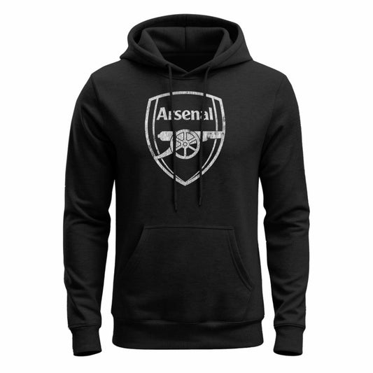 Arsenal 1863FC Mono Badge Fleece Hoodie on sale - Black