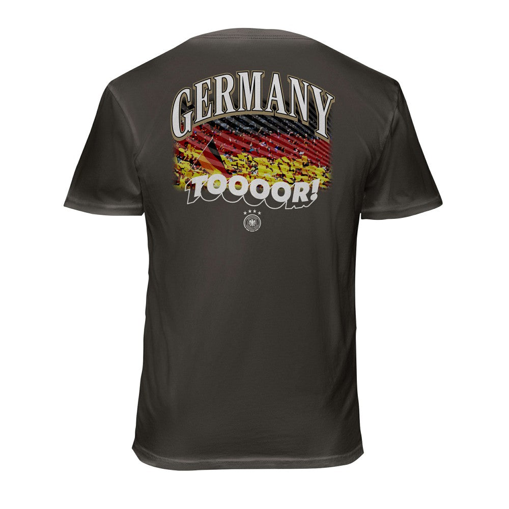 Germany National Team 1863FC Wordmark Cotton T-Shirt for sale - Gray