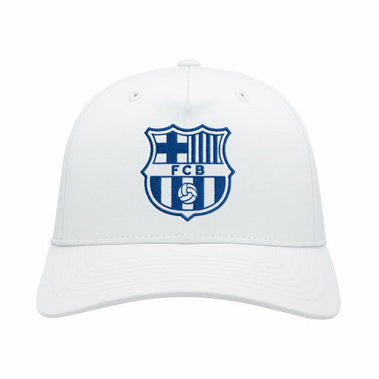 Barcelona 1863FC Mono Badge High Point Adjustable Hat on sale - White