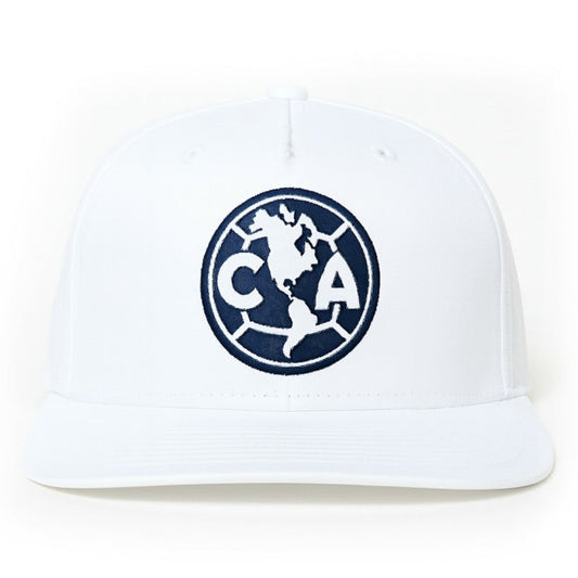 Club America 1863FC Mono Badge High Point Adjustable Hat Discount - White