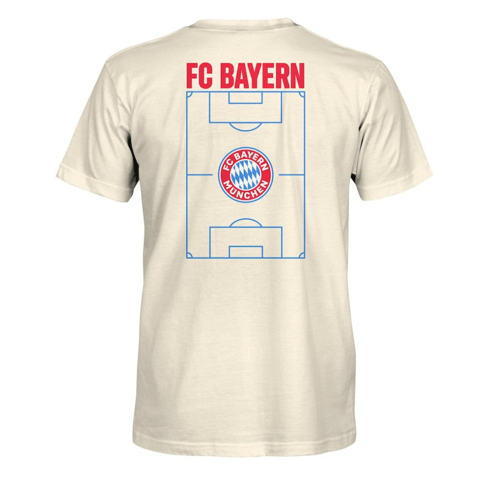 Bayern Munich 1863FC Duo-Tone Stadium Soft Wash T-Shirt on sale - Cream